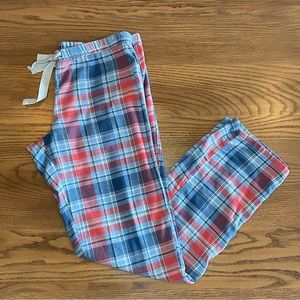 Aerie Flannel Plaid PJ Pants - red, blue, lime green